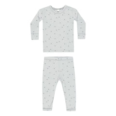 Quincy Mae - Bambus Pyjama | Graublau