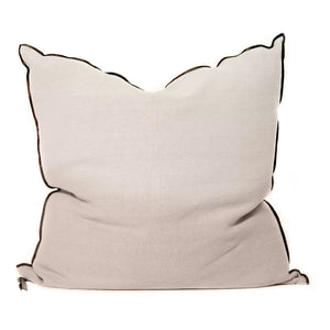 Maison de Vacances - Vice Versa Black Line Stonewashed Leinen Kissen | FiorediLatte