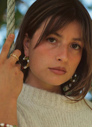Camille Colette Studio - Gaia Runde Creolen | Mehrfarbig