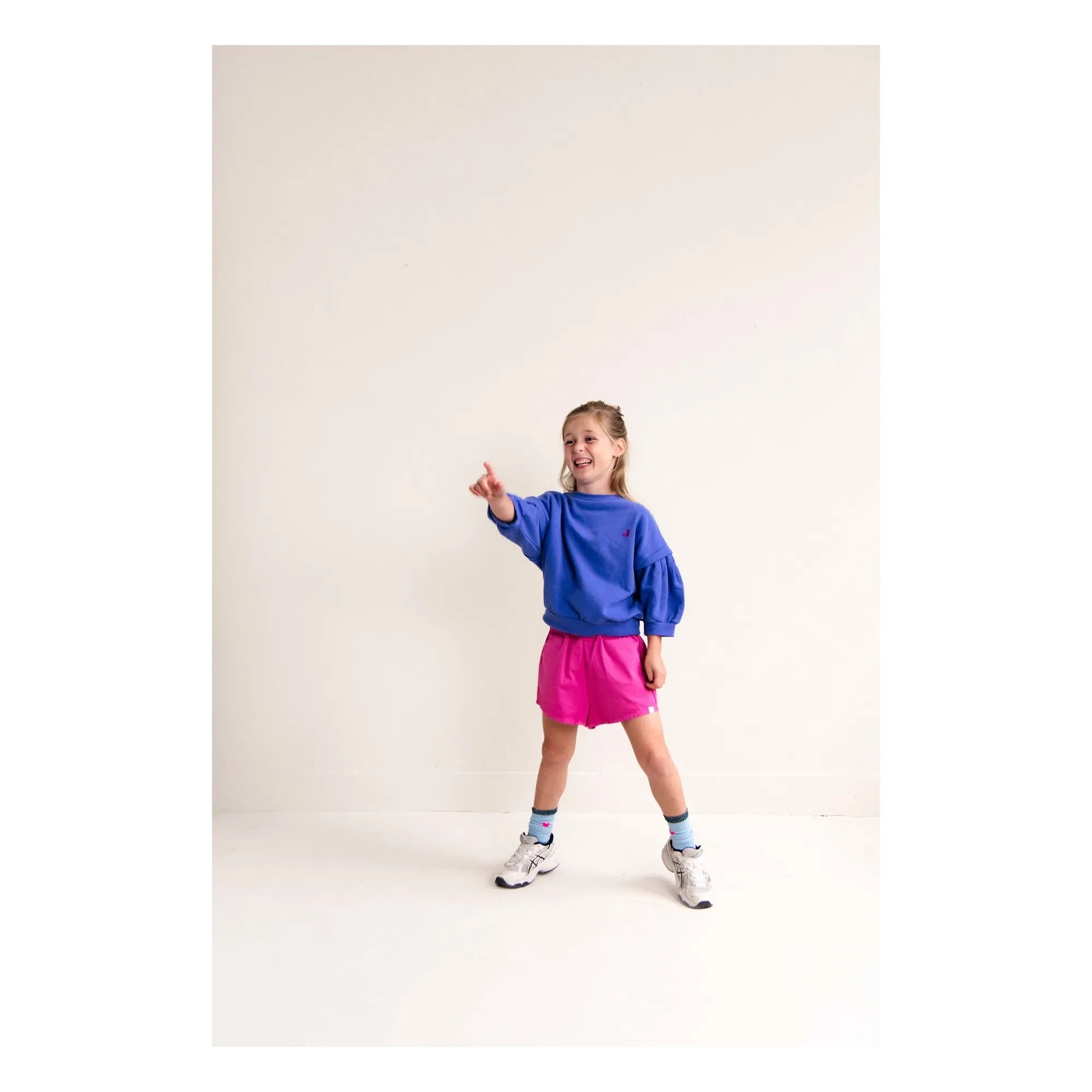 Jenest – Baloon Etoile Bio-Baumwoll-Sweatshirt | Kobalt