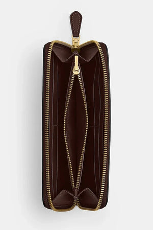 Coach Damen Leder Geldbörse Accordion Zip