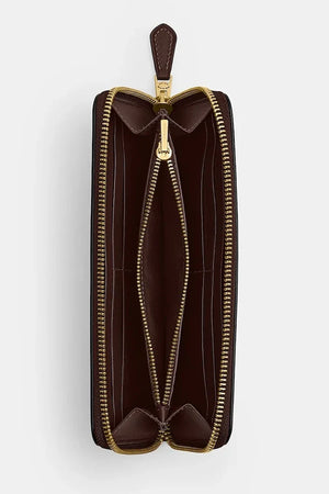 Coach Damen Leder Geldbörse Accordion Zip