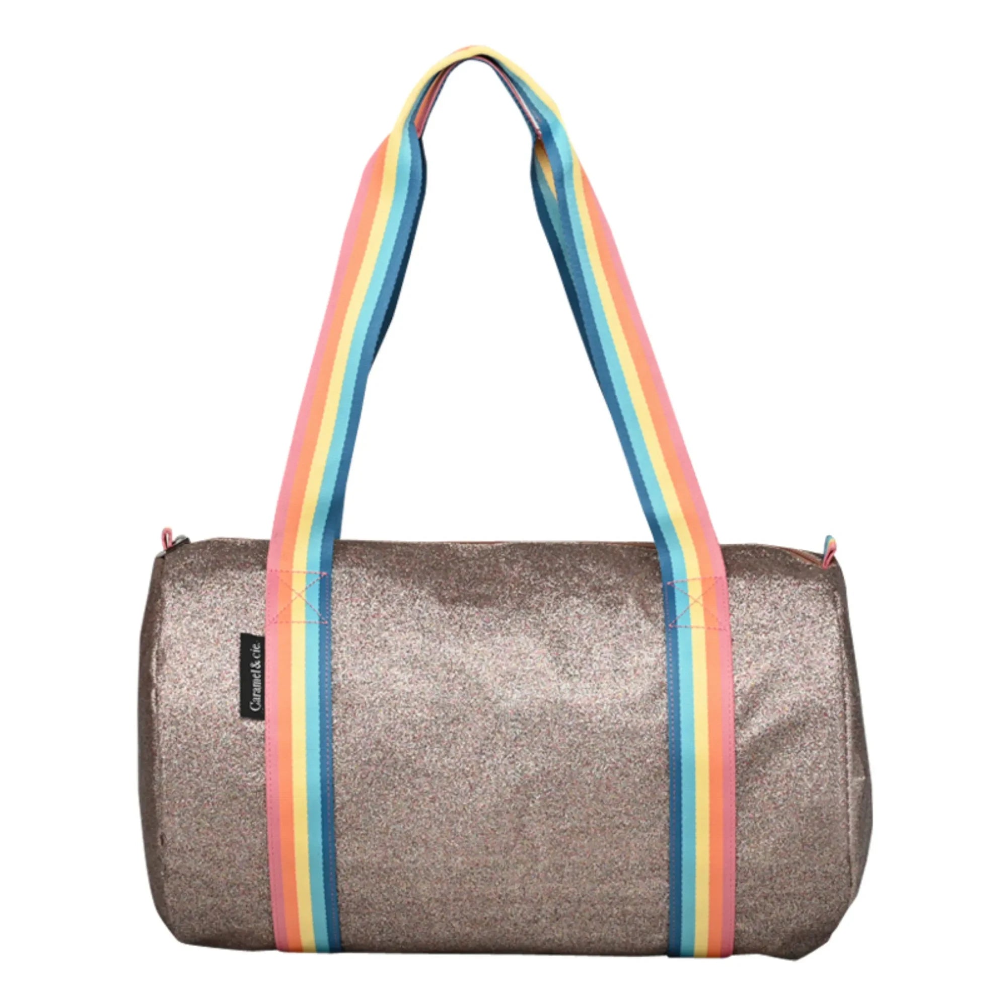 Caramel & Cie - Glitzer Weekend Tasche | Kupferrot