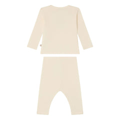 Bonpoint - Timi Set aus Bio-Baumwoll-T-Shirt und Leggings | Braun