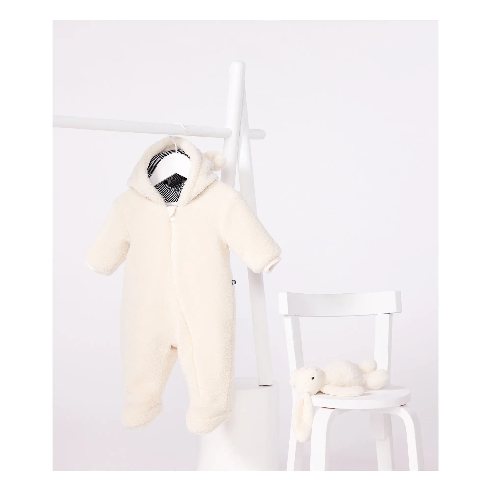 Petit Bateau - Pilote Sherpa Ohren | Ecru