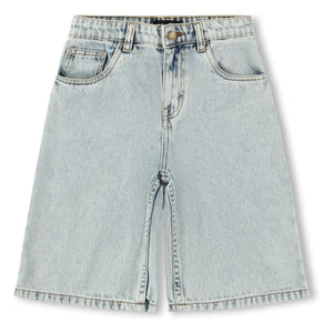 Molo - Jeans-Bermuda mit Kunstmuster aus Bio-Baumwolle | Hellblau