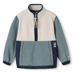 Liewood - Wynn Fleece-Sweatshirt aus recycelten Fasern | Blau
