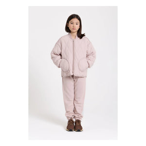 Smallable Kid - Wattierte Woll-Bomberjacke | Blassrosa