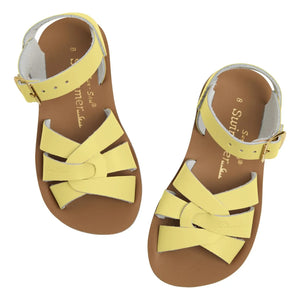 Salt-Water - Wasserdichte Leder-Badesandalen | Blassgelb