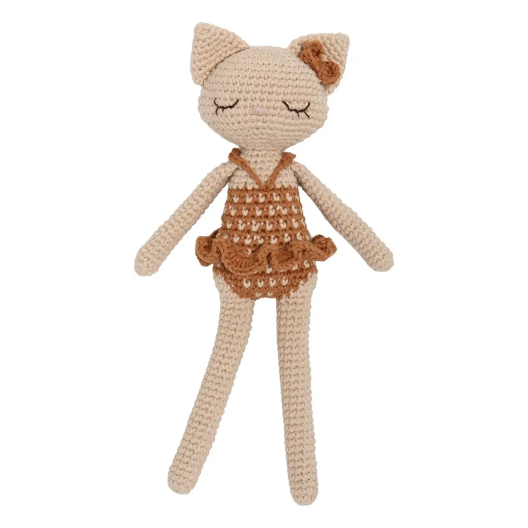 Patti Oslo - Schmusetuch Camille Katze | Braun