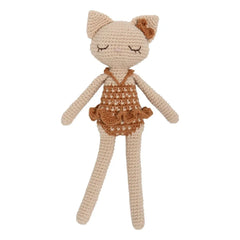 Patti Oslo - Schmusetuch Camille Katze | Braun