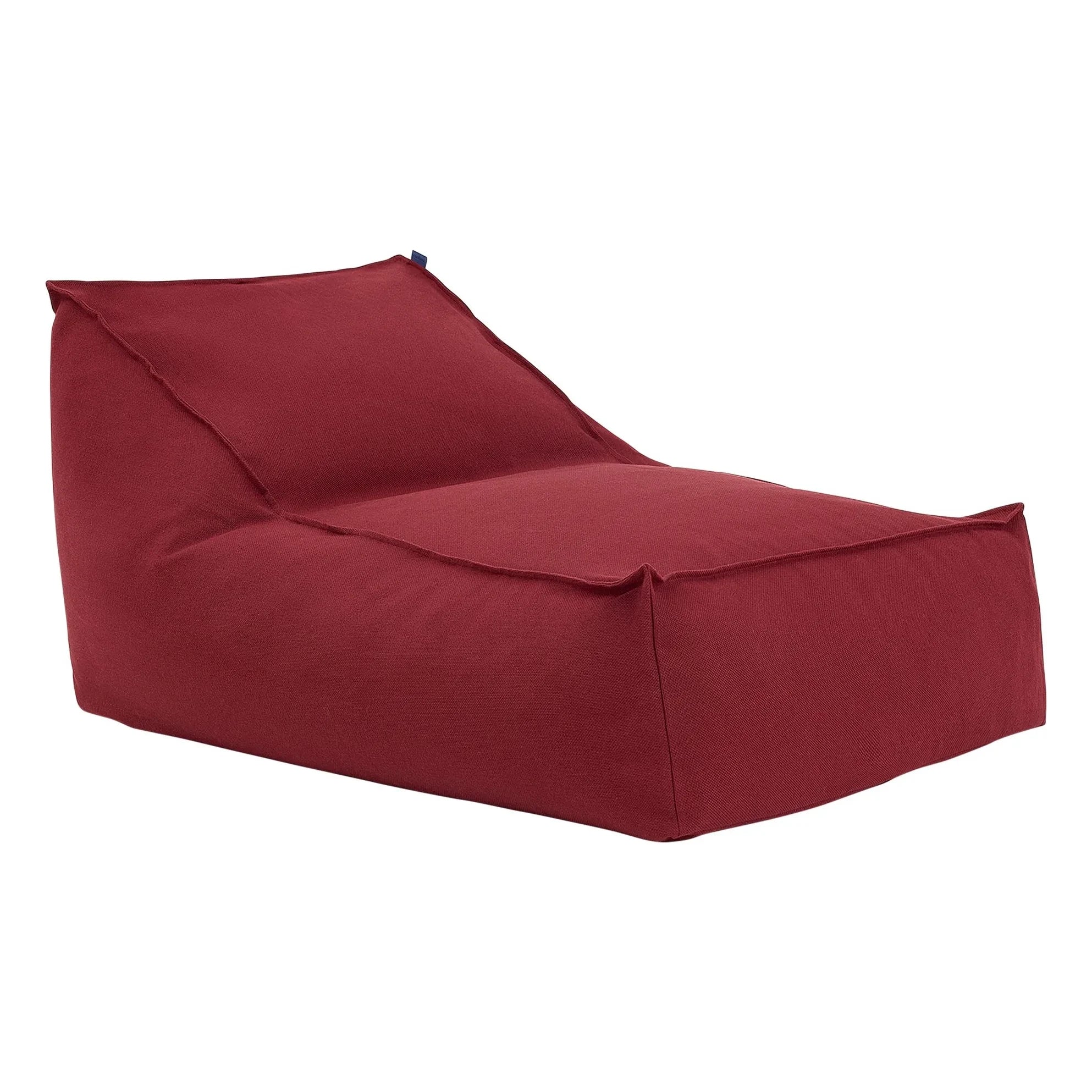 Nobodinoz - Lucky Langer Pouf | Rot