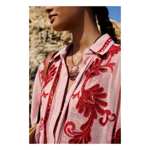 Farm Rio - Arabesk Bluse | Pink