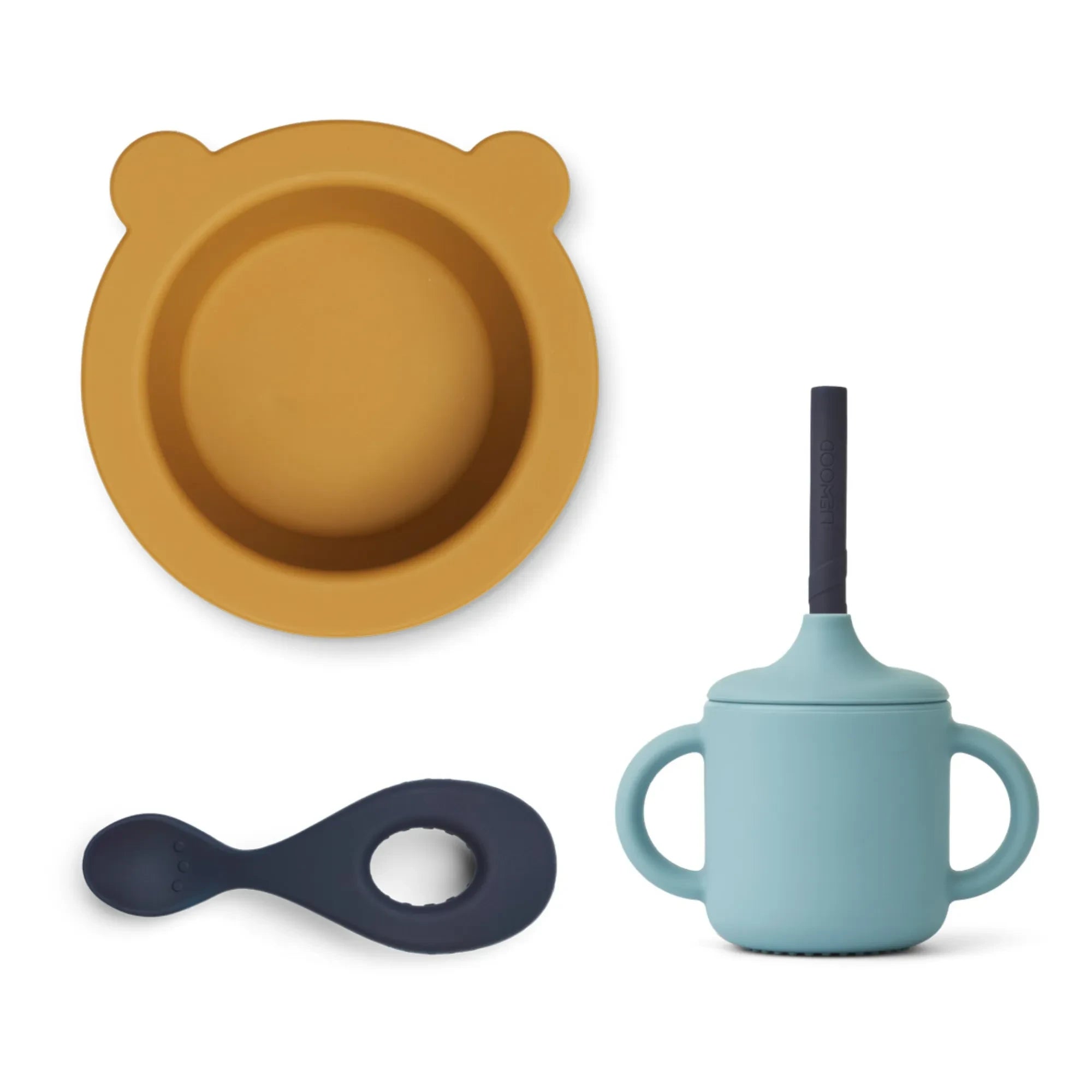 Liewood - Kali Essgeschirr-Set - 3-teilig | Blau