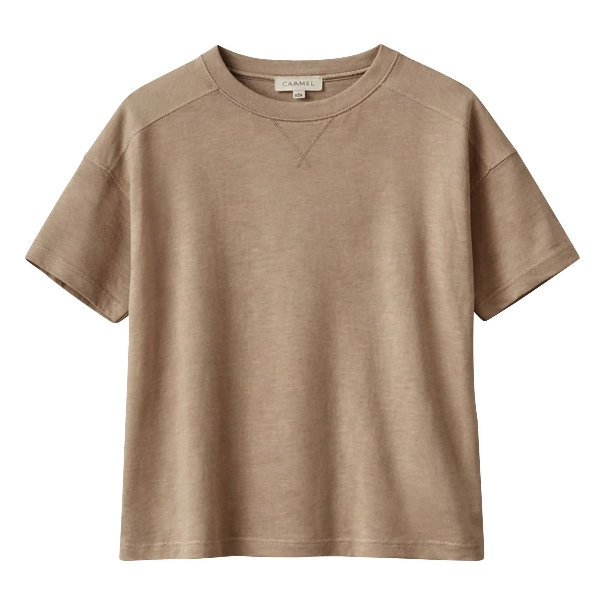 Karamell – Kezar Tencel T-Shirt | Beige