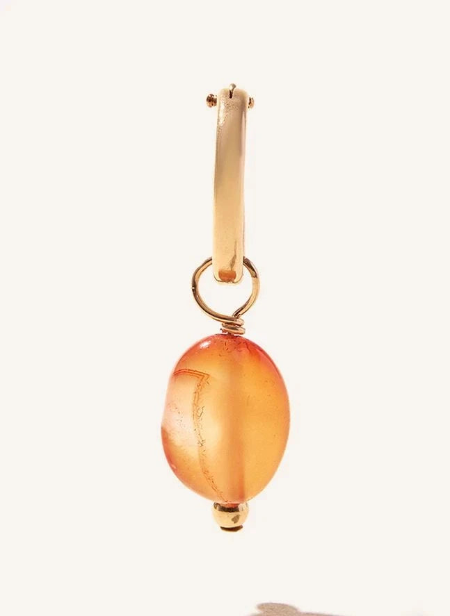 Camille Colette Studio - Hortense Cornaline Creolen | Orange