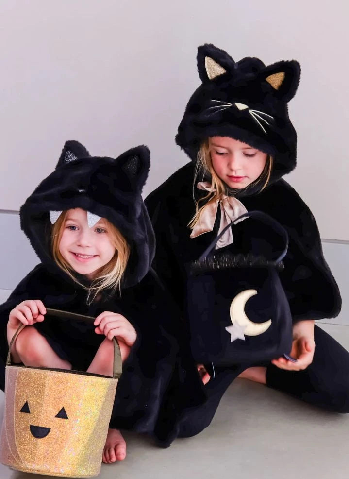 Mimi & Lula - Cat's Knot Cape | Schwarz