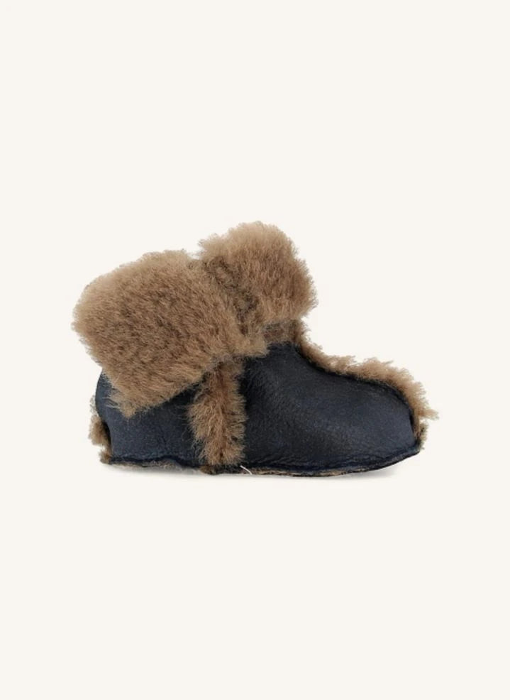 Pom d'Api - Geschenk Chabraque Gepolsterte Hausschuhe | Blau