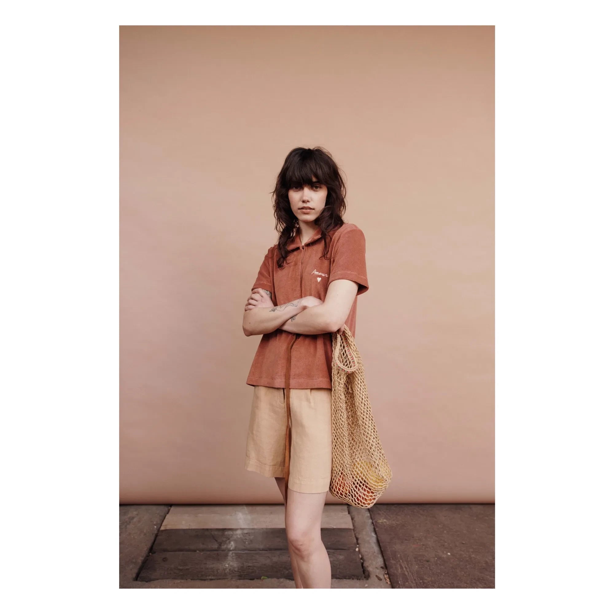 Emile et Ida - Darius Leinen-Shorts | Beige