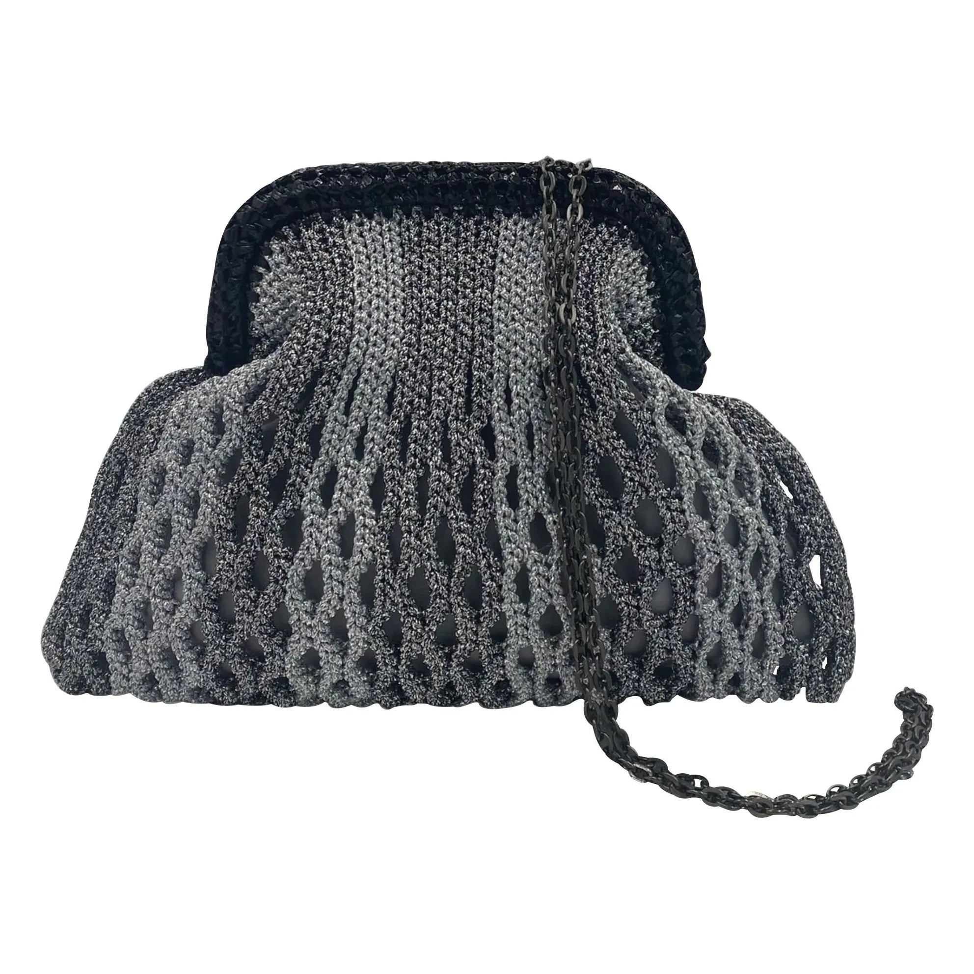 Nadia Dafri - Rahime Clutch-Tasche | Silber