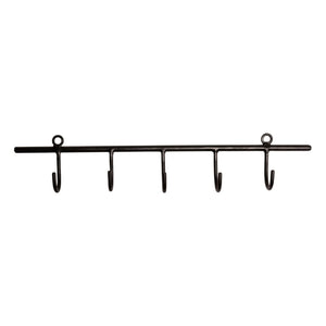 Cosydar - Fünf-Haken-Garderobe | Schwarz