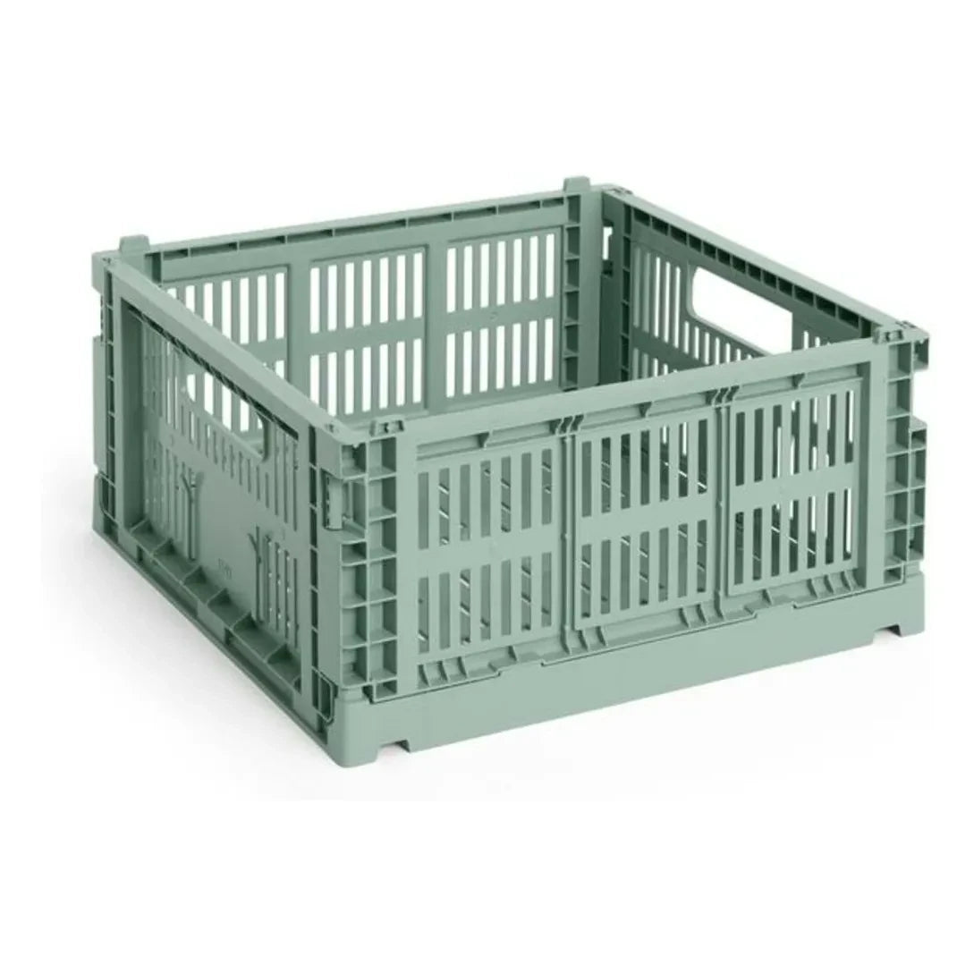 Hay - Quadratische faltbare Kiste | Salbei