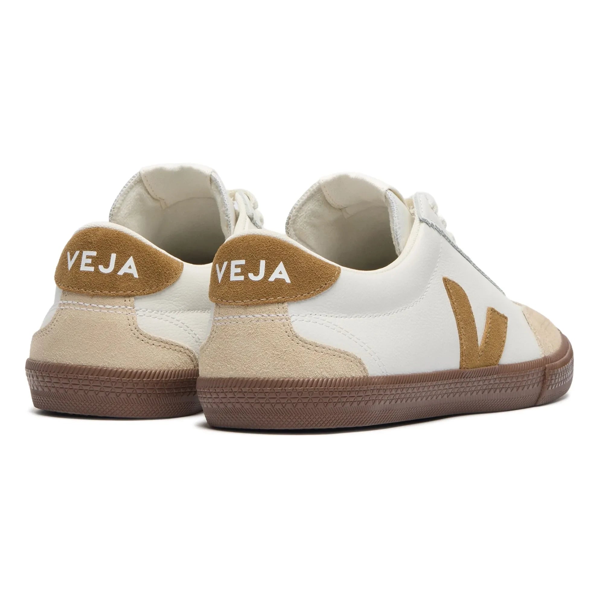 Veja - O.T. Leder Volleyball Sneaker | Braun