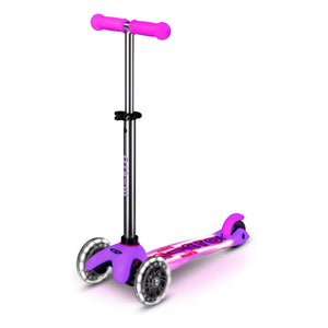 Micro - Mini LED Leucht-Scooter | Rosa