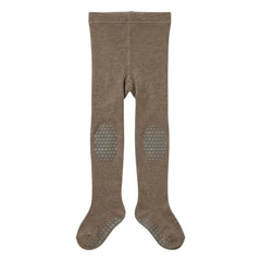 GOBABYGO - Anti-Rutsch-Strumpfhose aus Bio-Baumwolle | Camel