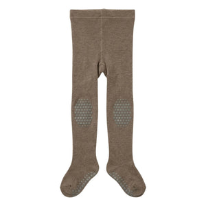 GOBABYGO - Anti-Rutsch-Strumpfhose aus Bio-Baumwolle | Camel