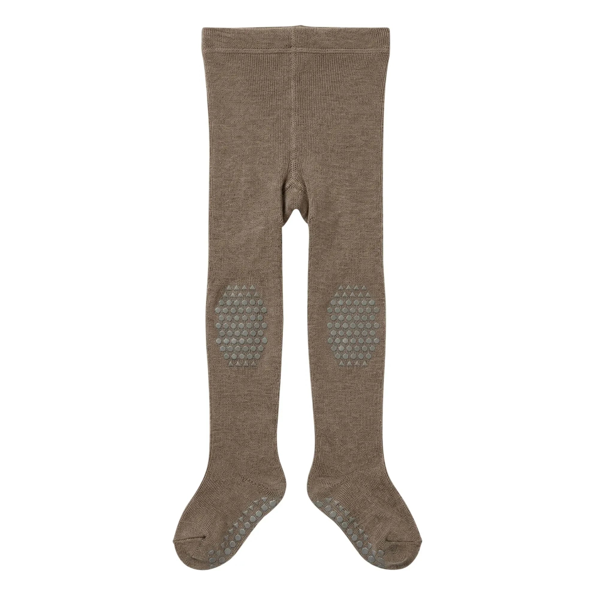 GOBABYGO - Anti-Rutsch-Strumpfhose aus Bio-Baumwolle | Camel