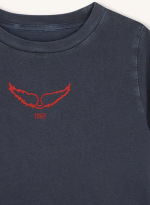 Zadig & Voltaire - Wings T-Shirt | Dunkelblau