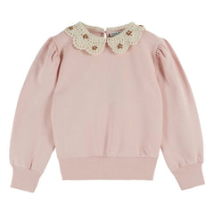Emile et Ida - Claudine Yaka Sweatshirt Bio-Baumwolle | Rosa