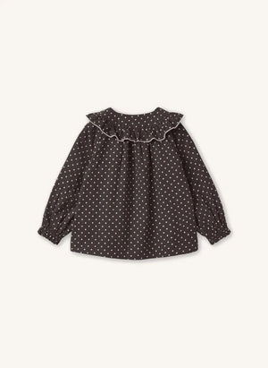 Fliink - Dolly Punktiert Bluse | Braun