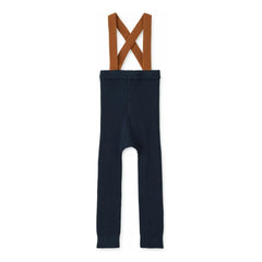 Liewood - Cuno Strumpfhose aus Bio-Baumwolle mit Trägern | Navy