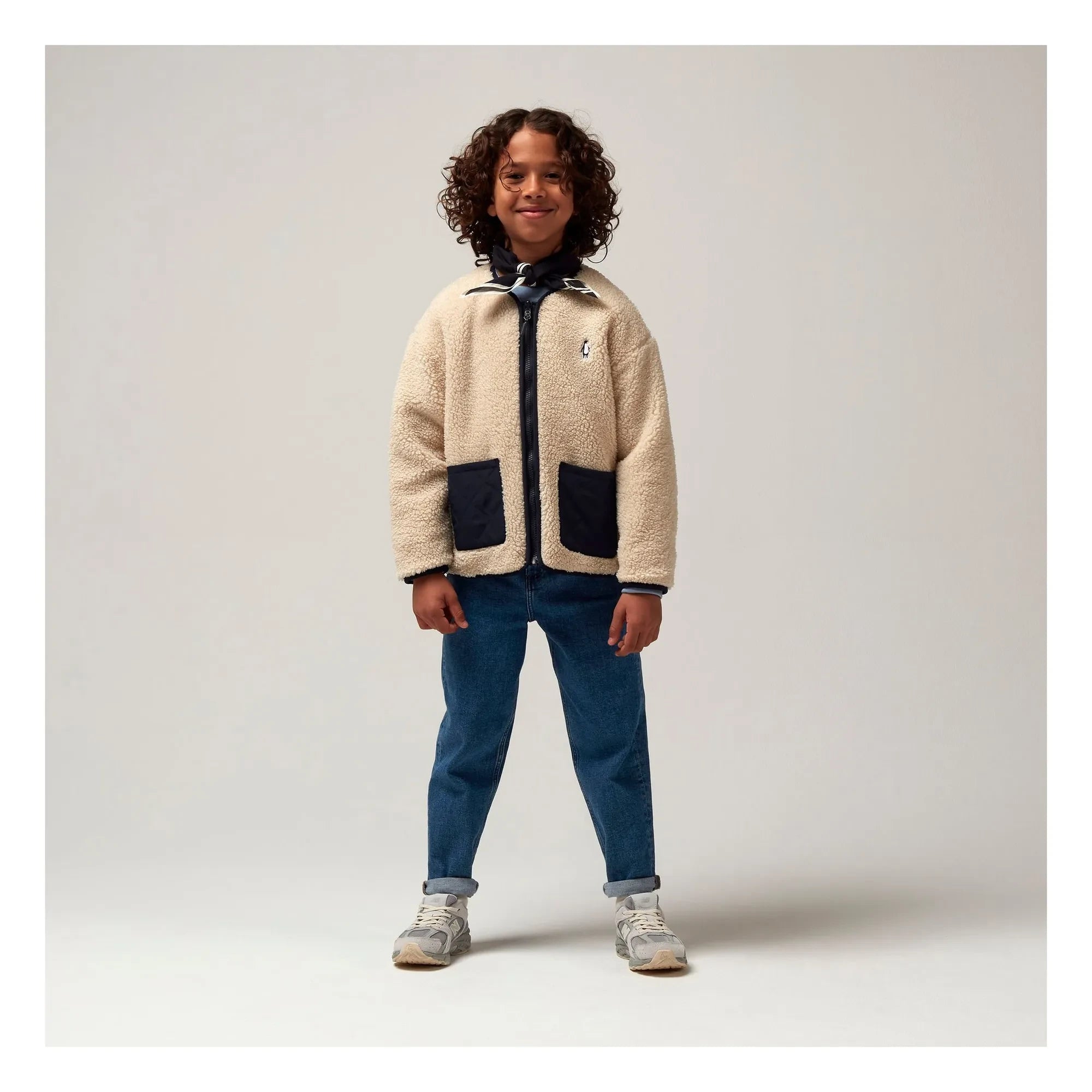 Gosoaky – Wende-Sherpa-Jacke Sleeping Lion | Beige