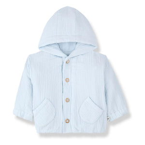 1+ in the family - Serifos Hoodie | Hellblau