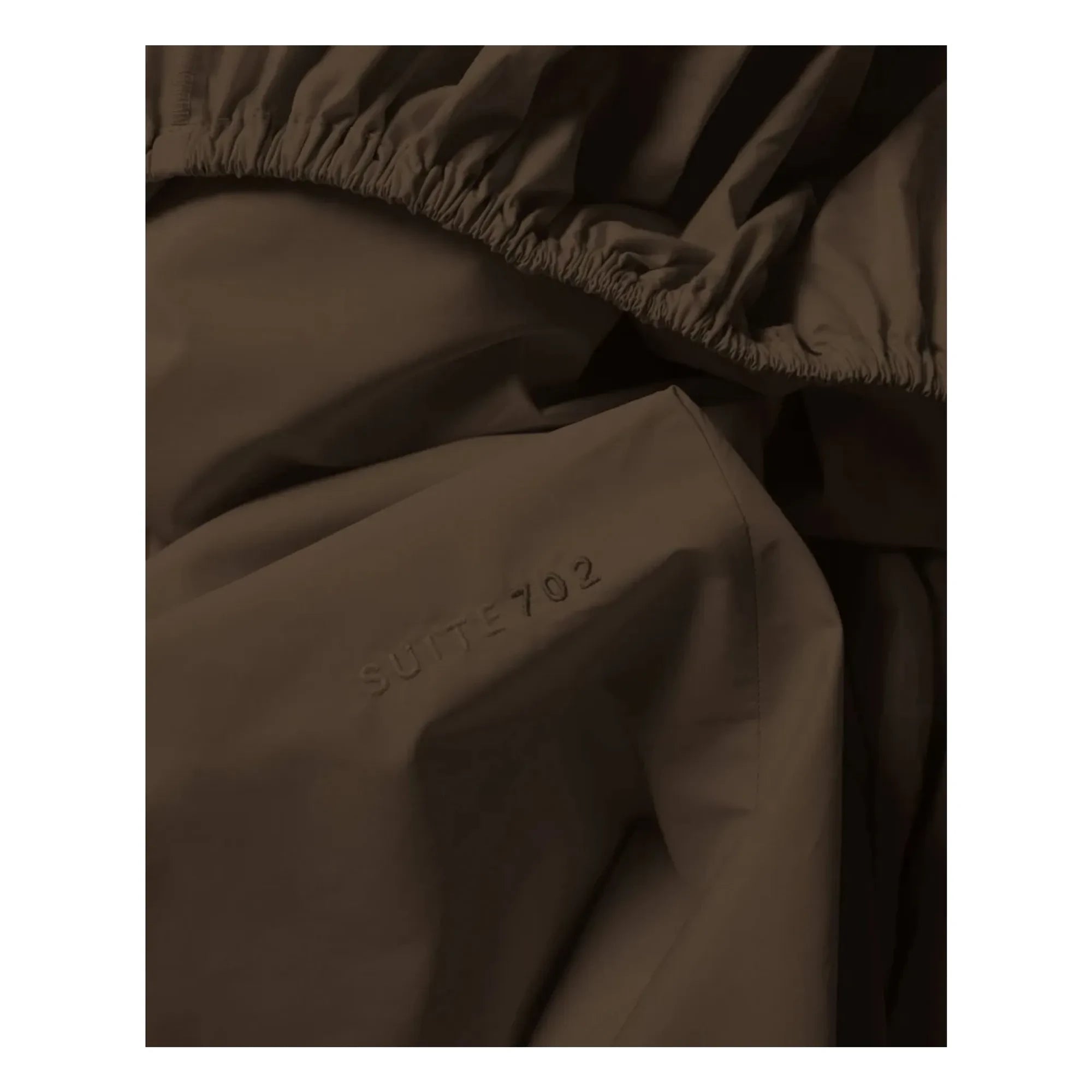 Suite 702 - Organisches Perkal-Spannbettlaken - Braun Kaffee | Kaffee