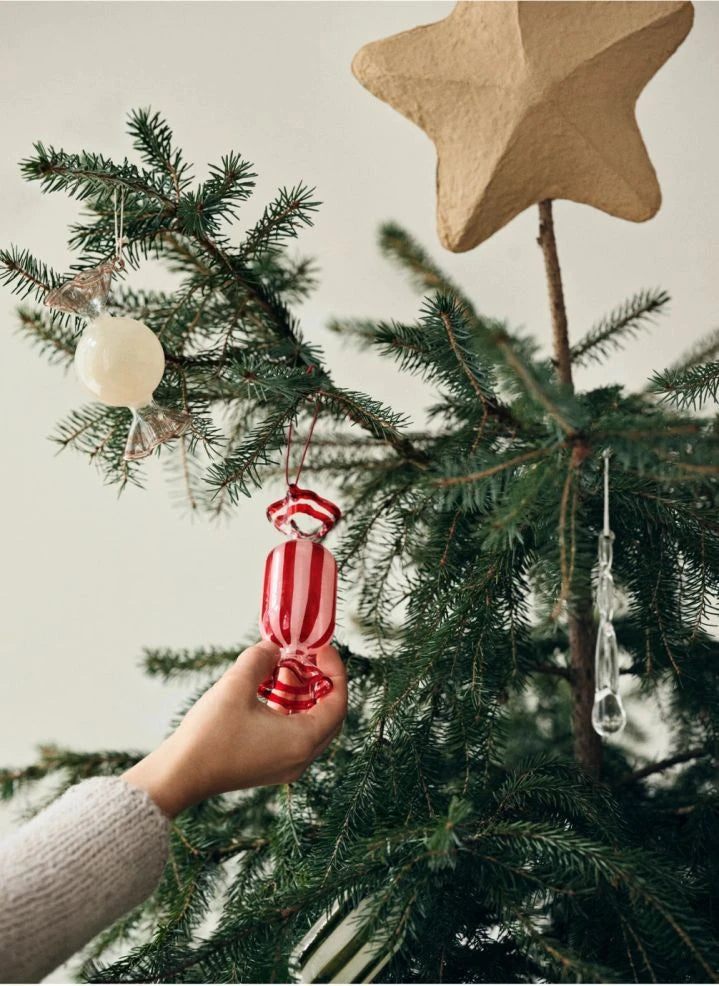 Broste Copenhagen - Papiermaché Weihnachtsbaumstern | Braun