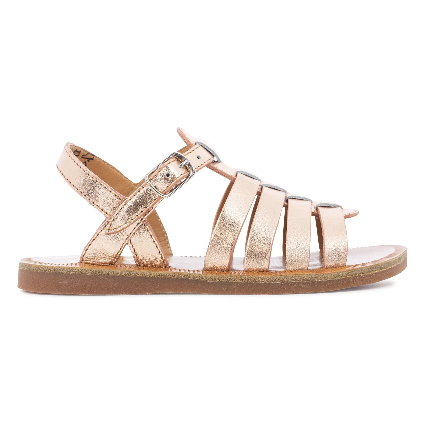 Pom d'Api - Plagette Riemchensandalen | Roségold