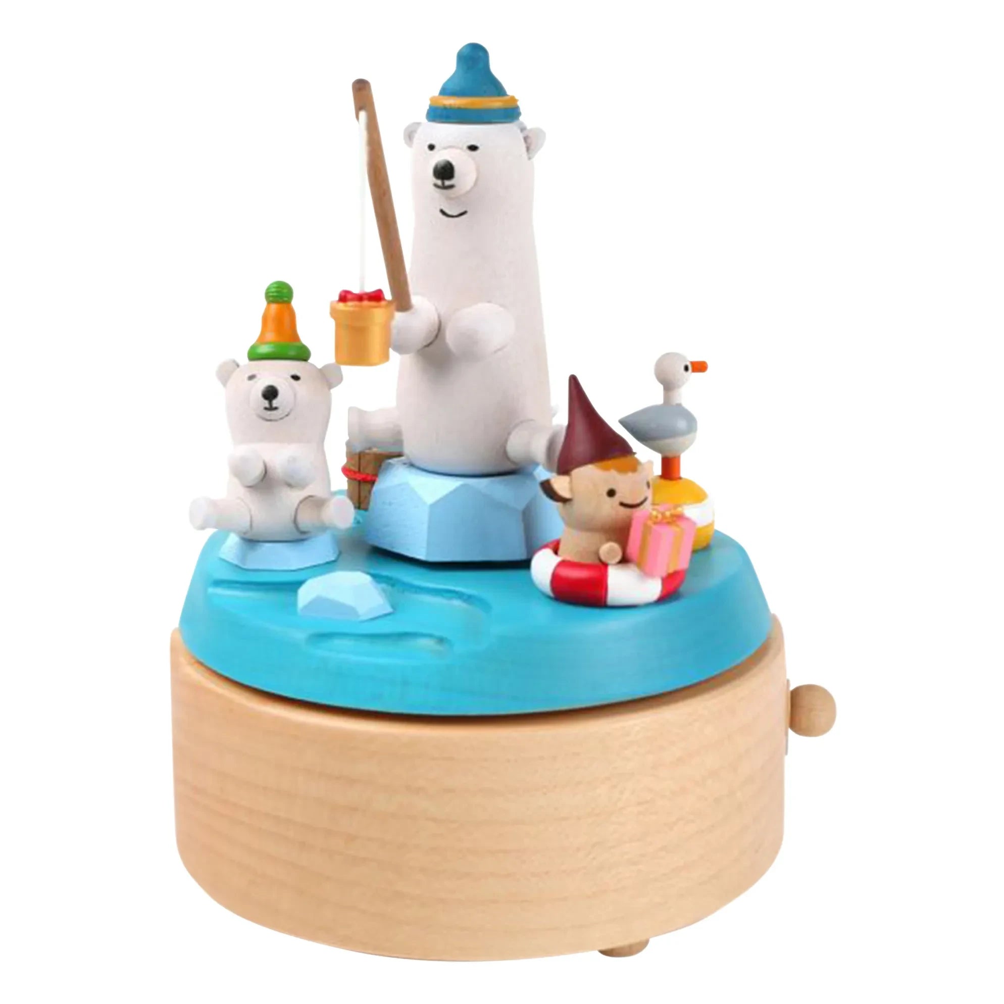 Wooderful life - Polar Bear Holzspieluhr