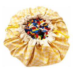 Play and Go - Noomad Bag / Spielmatte - Vichy | Gelb