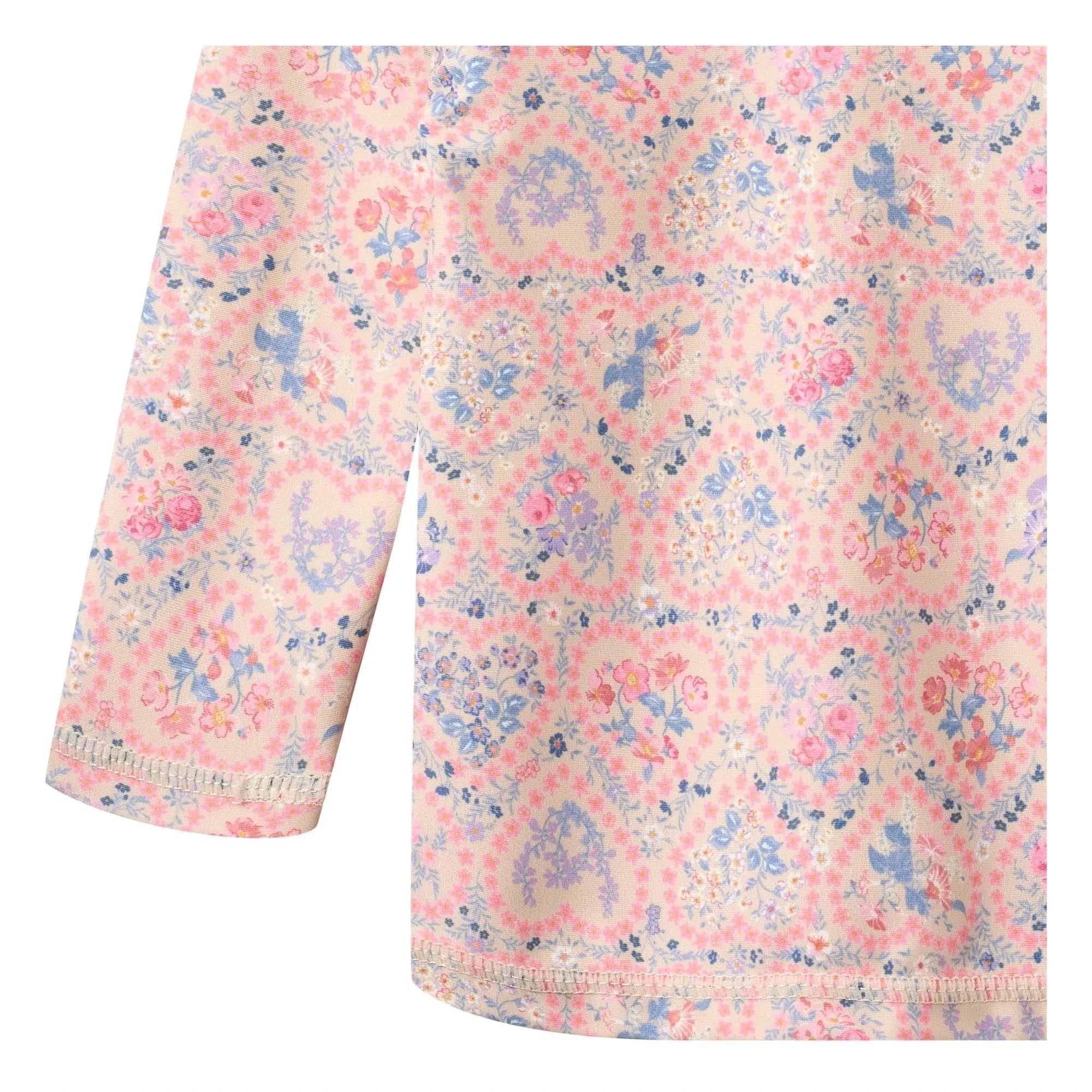 Weizen - Dilan Fleuri Recycelte Faser UV-Schutz T-Shirt | Hellrosa