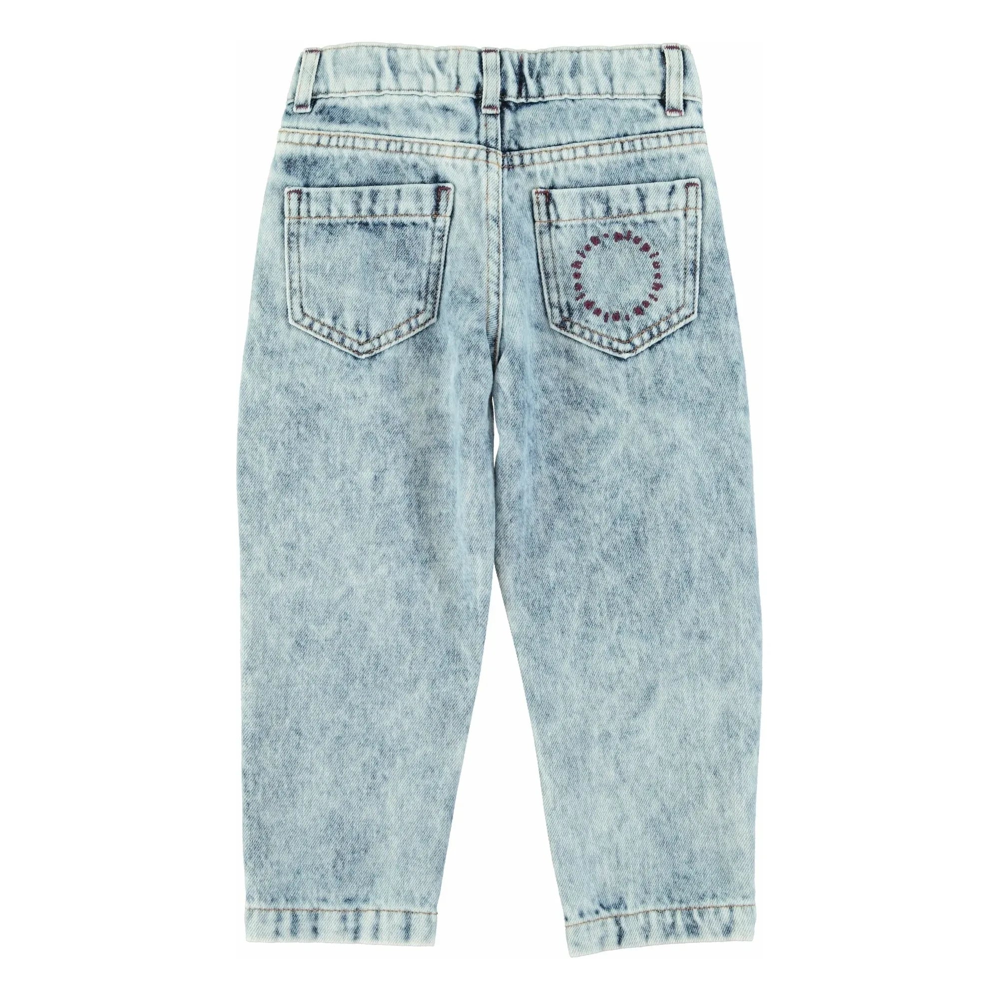Piupiuchick – Ausgewaschene Mom Jeans | Hellblau