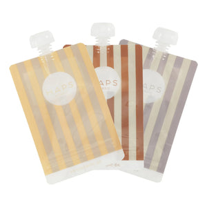 Haps Nordic - Wiederverwendbare Flaschen - 3er-Set | Beige