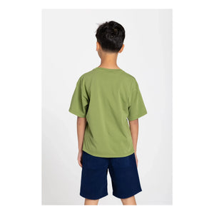 Smallable Kid - Nils Bio-Baumwoll-T-Shirt | Grün