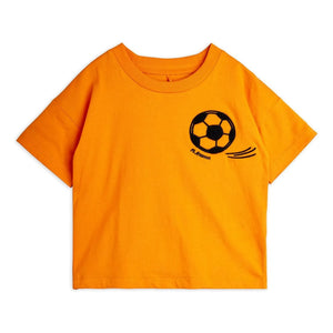 Mini Rodini - Futbol Tişörtü Organik Pamuk | Turuncu