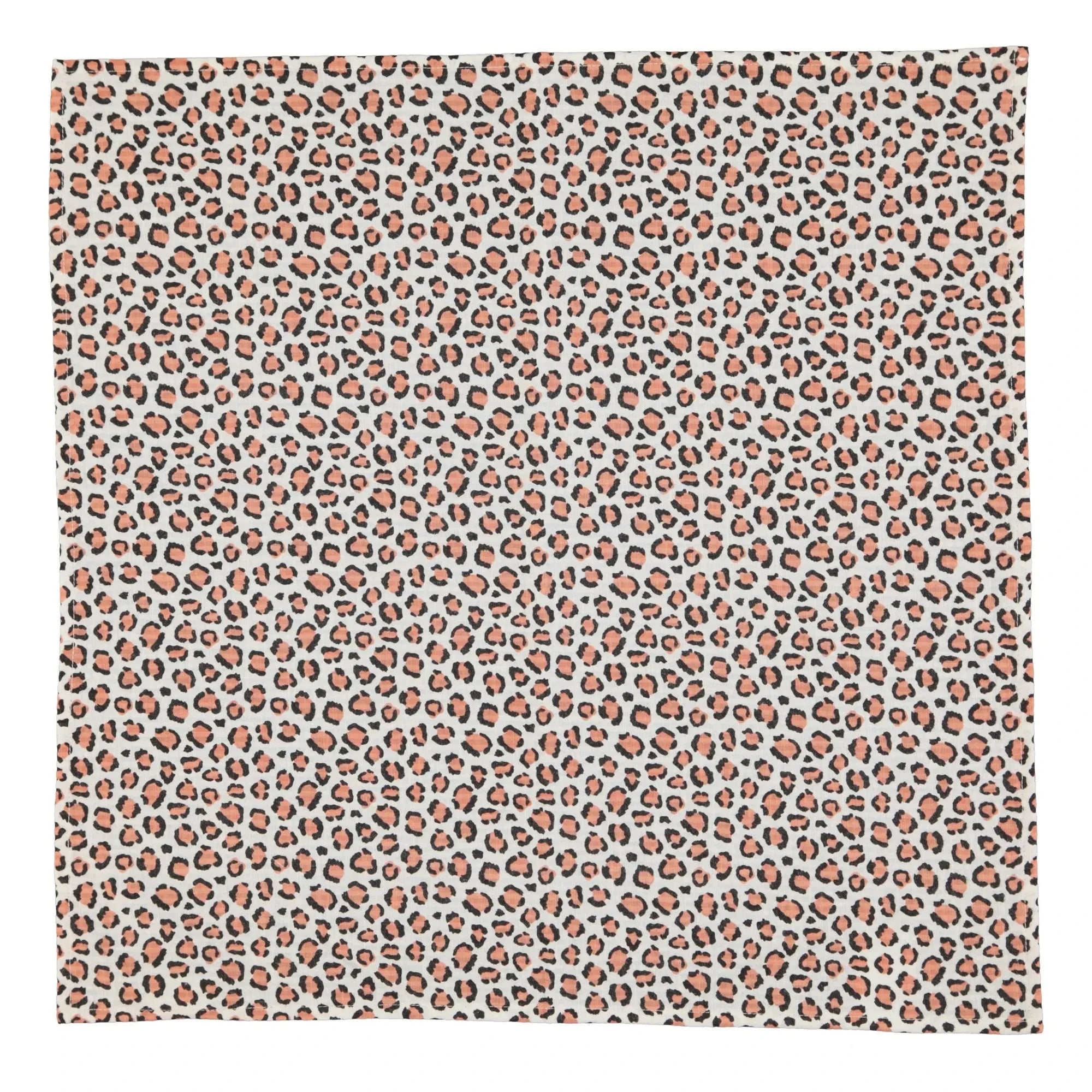 Piupiuchick - Leoparden-Bandana aus Bio-Baumwolle | Ecru