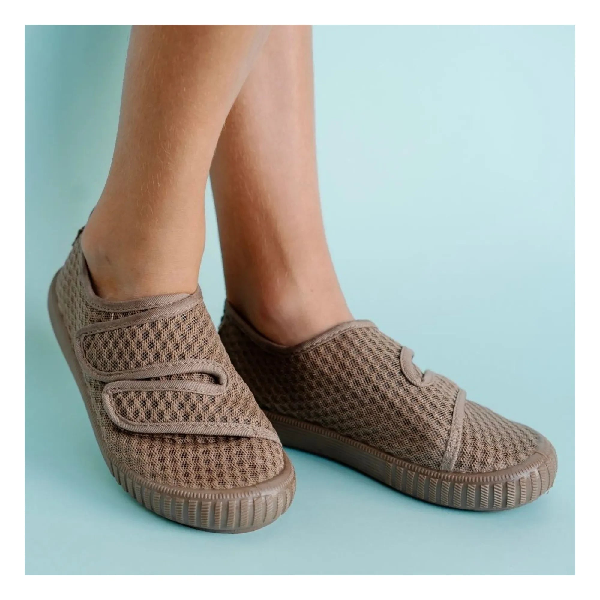 Grech & Co - Scratch Play Recycelter Faser Sneaker | Sandbraun