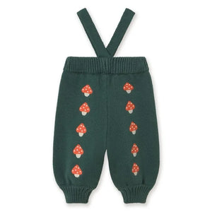 Tinycottons – Strickhose mit Pilzmuster | Grün